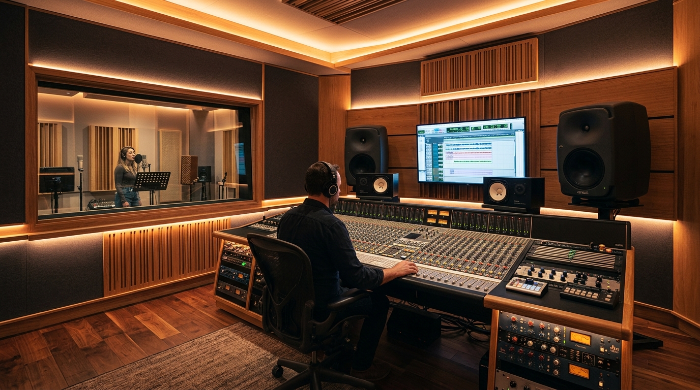 Commercial Audio Recording and Dubbing Studio Suite